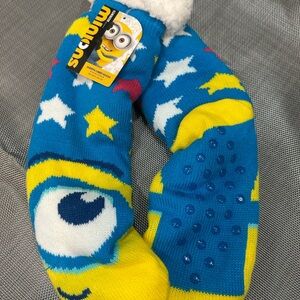 Minions Blue and Yellow Women's Socks